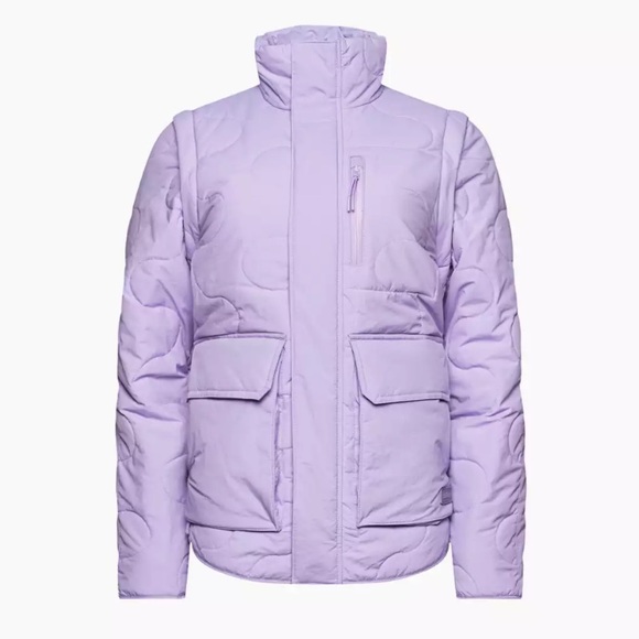 Halfdays Ski Set Davis Convertible Jacket Emma Soft Shell Pant Lilac Purple - Picture 10 of 10